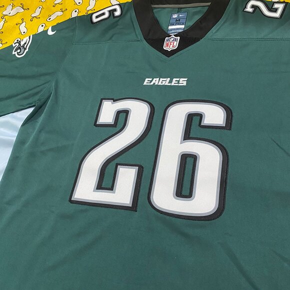NFL Philadelphia Eagles Saquon Barkley #26 Green Jersey - Picture 4 of 8